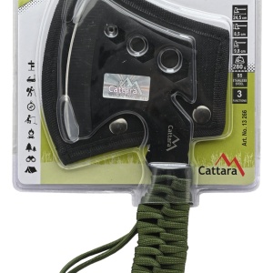 Topor multifunctional Cattara Viking 24cm, chei, paracord, teaca - TT13266 - Img 7