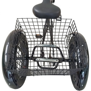 Tricicletă adulți BR Pro2025, 20", 7 viteze, frâne pe disc, cadru din oțel 15", negru - Img 13