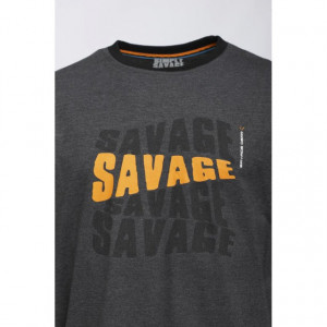Tricou Savage Gear Simply Logo Tee maneca lunga - Img 2