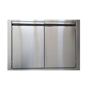 Usa din inox cu cadru built-in 81 x 57 x 4 cm pentru insula si bucatarie exterioara Grandhall Elite 4B - A08001005T