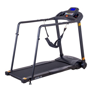 Banda de alergare electrica inSPORTline Neblin, 1.75 CP, 130 kg, Negru Inchis