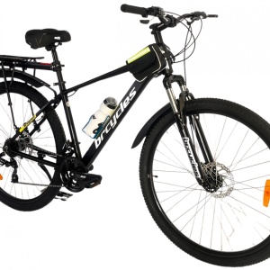 Bicicleta BR TORNADO Carrier 29", 21 viteze, frane pe disc, cadru aluminiu 15", manete secventiale, negru - Img 2
