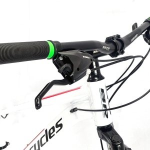 Bicicleta BR Tornado ProMG 26", jante MAGNEZIU, 21 viteze, frane pe disc, cadru din aluminiu 13.5", manete secventiale, alb - Img 9