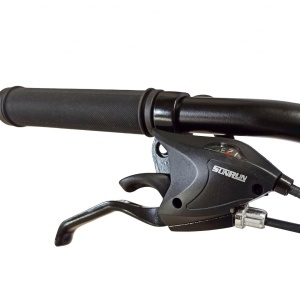 Bicicleta BR TSUNAMI PRO2025 26", 21 viteze, frane pe disc, cadru otel 14.5", manete secventiale, albastru - Img 16