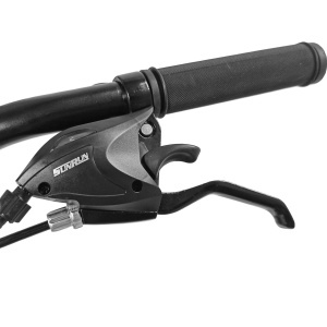 Bicicleta BR TSUNAMI PRO2025 26", 21 viteze, frane pe disc, cadru otel 14.5", manete secventiale, fluo - Img 9