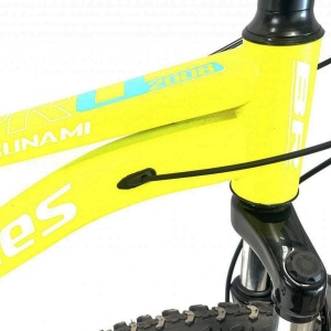 Bicicleta BR TSUNAMI PRO2025 26", 21 viteze, frane pe disc, cadru otel 15", manete secventiale, galben - Img 3