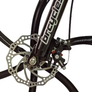 Bicicleta BR Tsunami ProMG 24", cadru otel 13", jante magneziu, manete secventiale, frane disc, 21 viteze, fluo - Img 5