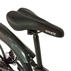 Bicicleta BR Tsunami ProMG 24", cadru otel 13", jante magneziu, manete secventiale, frane disc, 21 viteze, negru - Img 14