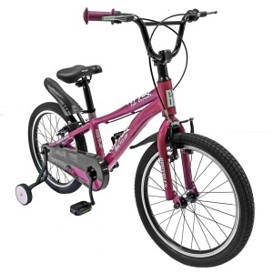 Bicicletă copii BR Neptune 20", cadru oțel, roz, varsta 7 - 10 ani - Img 3