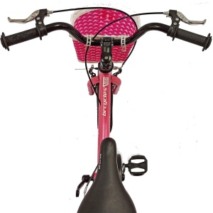 Bicicletă copii BR Neptune Kids 16", cadru oțel, roz, varsta 4 - 6 ani - Img 10