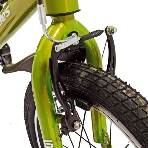 Bicicletă copii BR Neptune Kids 16", cadru oțel, verde, varsta 4 - 6 ani - Img 11