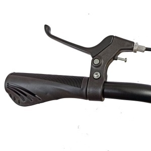 Bicicleta copii BR Tornado 20", cadru aluminiu 12", manete revoshift, frane disc, 7 viteze, negru, varsta 7-10 ani - Img 7