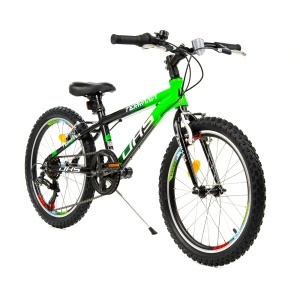 Bicicleta Copii Dhs Terrana 2023 - 20 Inch, Negru/Verde - Img 3