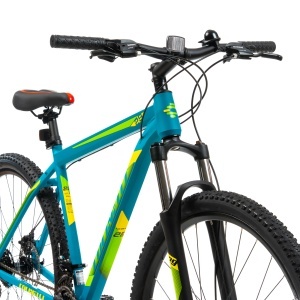 Bicicleta MTB Colinelli COL25, Marimea L, 29 inch, Verde, Schimbator Shimano ST-EF500 EZ-FIRE PLUS, 24 Viteze, Cadru Aluminiu, Frane pe Disc - Img 5
