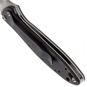 Briceag Kershaw Leek, lama 7.5cm - KS1660SWBLK lateral spate