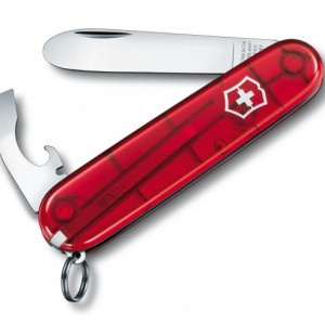 Briceag My First Victorinox, rosu transparent - 0.2363.T