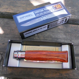 Briceag Opinel N°08 Inox Bubinga in Cutie, lama 8.5cm - 226086 - Img 4