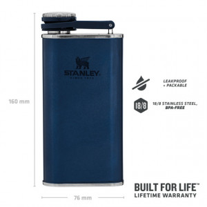 Butelca Stanley pentru alcool The Easy Fill Wide Mouth Flask Nightfall 0.24l - 10-00837-185 3