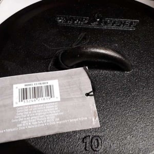 Capac din fonta pentru tigaie Camp Chef 25 cm - CC-CC10LIDEU - Img 3