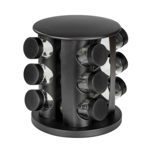 Carusel pentru condimente 12 recipiente Bruna Wenko Black Outdoor Kitchen - 55102100
