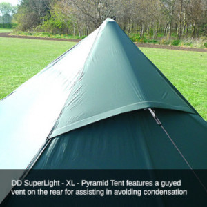 Cort 2 pers DD Hammocks SuperLight Pyramid Tent XL - 0707273932099 5