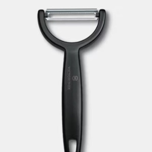 Curatator Victorinox Ypso Peeler, lama dubla zimtata, Black - 6.0963.3