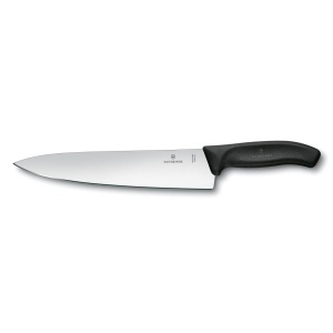 Cutit pentru carne Victorinox Swiss Carving, lama 25cm, Black 6.8003.25B