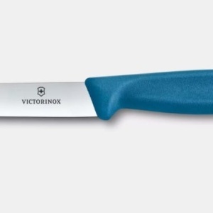 Cutit pentru decojit Victorinox Swiss Classic Paring Knife, lama 10cm, maner albastru Polypropylene - 6.7702.C1