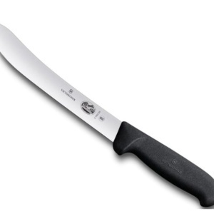 Cutit pentru macelarie Victorinox Butcher Knife, lama 20cm, negru - 5.7603.20