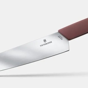 Cutit Victorinox Swiss Modern Chef Knife, lama 22cm, Red 6.9016.221B - Img 2