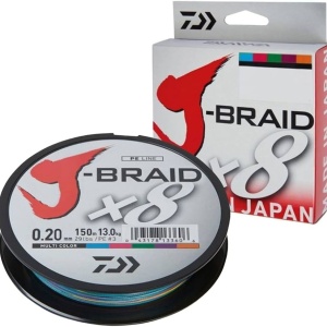 Fir Textil Daiwa J-Braid Multicolor X8 150m