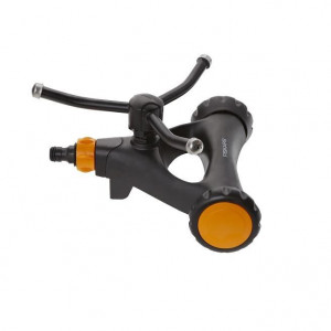FISKARS Aspersor rotativ Fiskars, cap metalic, cu roti - 1023657