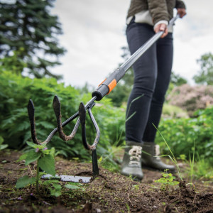FISKARS Cultivator cu 3 dinti si razeta Fiskars QuikFit, 415 mm, 510 g - 1000681 - Img 2