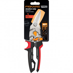 FISKARS Foarfeca pentru tabla Fiskars PowerGear, taietura pe stanga - 1027209 - Img 6