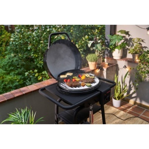Gratar electric 2.100 W si pe carbuni hibrid, 370 grade Celsius, TRU-Infrared, Char-Broil Patio Bistro E2Coal - 140255 - Img 16