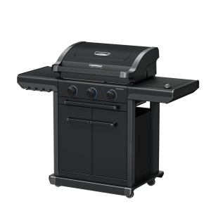 Gratar pe gaz Campingaz 3 Series Onyx S, fonta, arzatoare blue flame, arzator lateral - 2204785 - Img 4