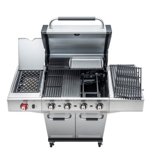 Gratar pe gaz din inox Char-Broil Advantage PRO S4 cu 4 arzatoare si sear burner, grile din fonta, TRU-Infrared - 140977 - Img 2