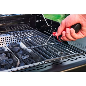 Gratar pe gaz si carbuni hibrid Char-Broil Gas2Coal 2.0 440 Special Edition, plita si sear burner - 140995 - Img 10