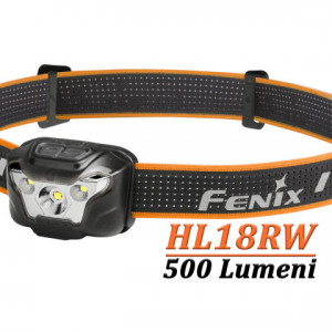 Lanterna frontala Fenix HL18RW Reincarcabila 500 lumeni 85 metri