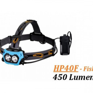 Lanterna frontala Fenix HP40F Pescuit 450 lumeni 110 metri