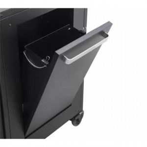 Modul bucatarie de exterior cu 2 usi, spatii depozitare si blat de lucru din inox Cozze negru 120 x 60 x 90 cm - 90526 7