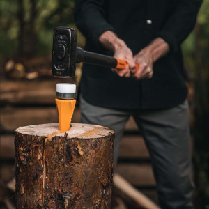 Pana pentru despicat elicoidala Fiskars Safe-T, 260 mm, 2150 g - Img 6