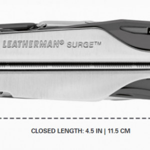 Patent Leatherman Surge Negru-Argintiu - 832462 3