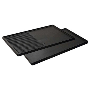 Plita din fonta cu 2 fete neteda si grill 43 x 32 cm pentru gratar Monroe Pro 4 Enders - 7893 - Img 3