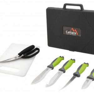 Set de cutite cu tocator si foarfeca Cattara TT13110 - Img 4