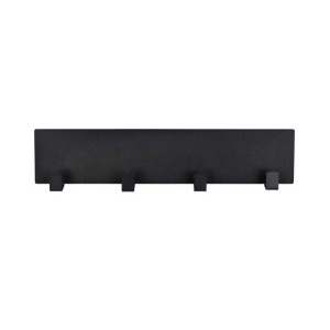 Sina magnetica cu carlige Wenko Black Outdoor Kitchen 30 x 6,5 x 2 cm negru - 55014100 - Img 2
