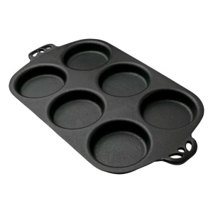 Tava din fonta pentru copt briose 40 x 23 x 2,5 cm Camp Chef - CC-CIGT6