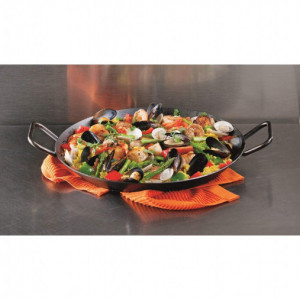 Tigaie adanca rotunda din otel carbon cu manere Lodge 38 cm L-CRS15 2