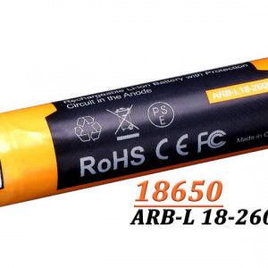 Acumulator Fenix 18650 - 2600mAh Cu Micro USB - ARB-L 18-2600U