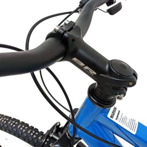 Bicicleta BR TARGET Carrier 29", 21 viteze, frane pe disc, cadru otel 17", manete secventiale, albastru/verde - Img 9